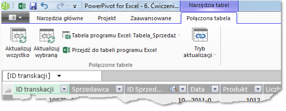 Import danych do PowerPivot_5