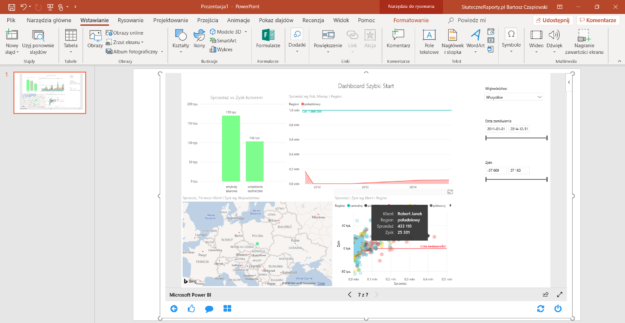 Как вставить power bi в powerpoint